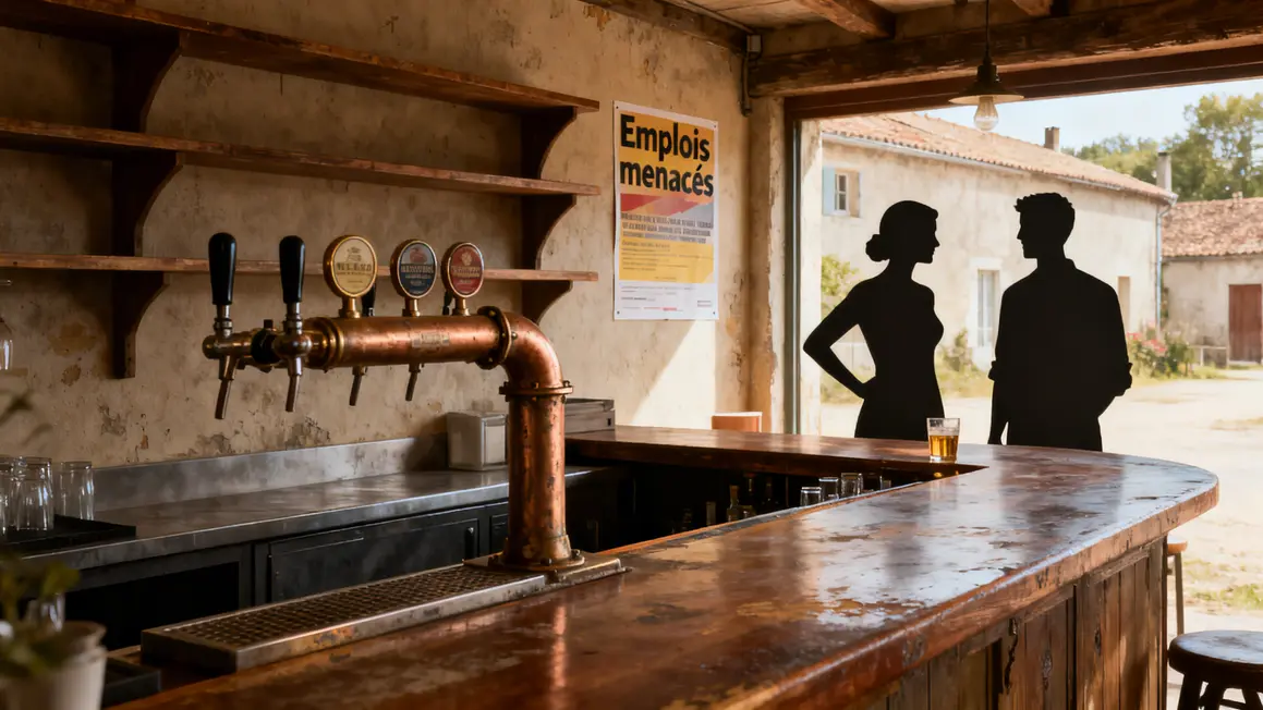 Bar rural biere artisanale et emplois menacés 2025