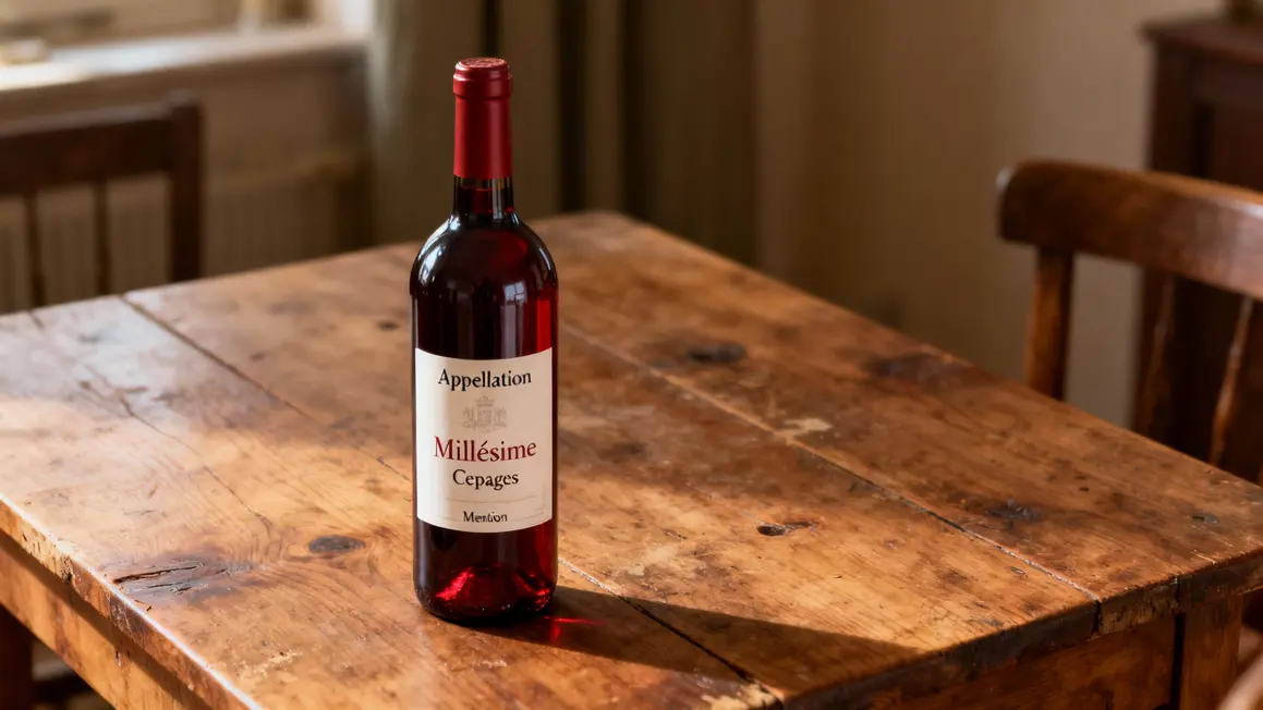 etiquette bouteille vin rouge achat