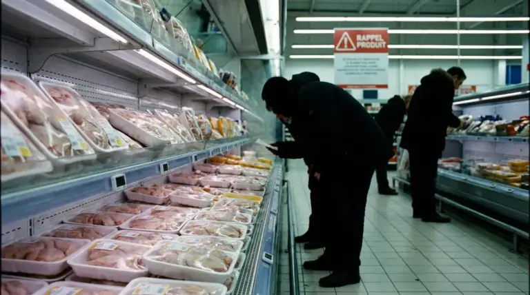 rappel de poulet salmonelle supermarché