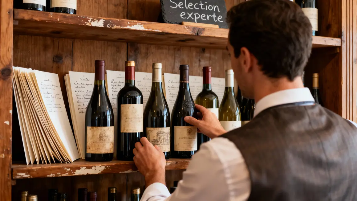 Sommelier selectionne bouteilles abonnement vin
