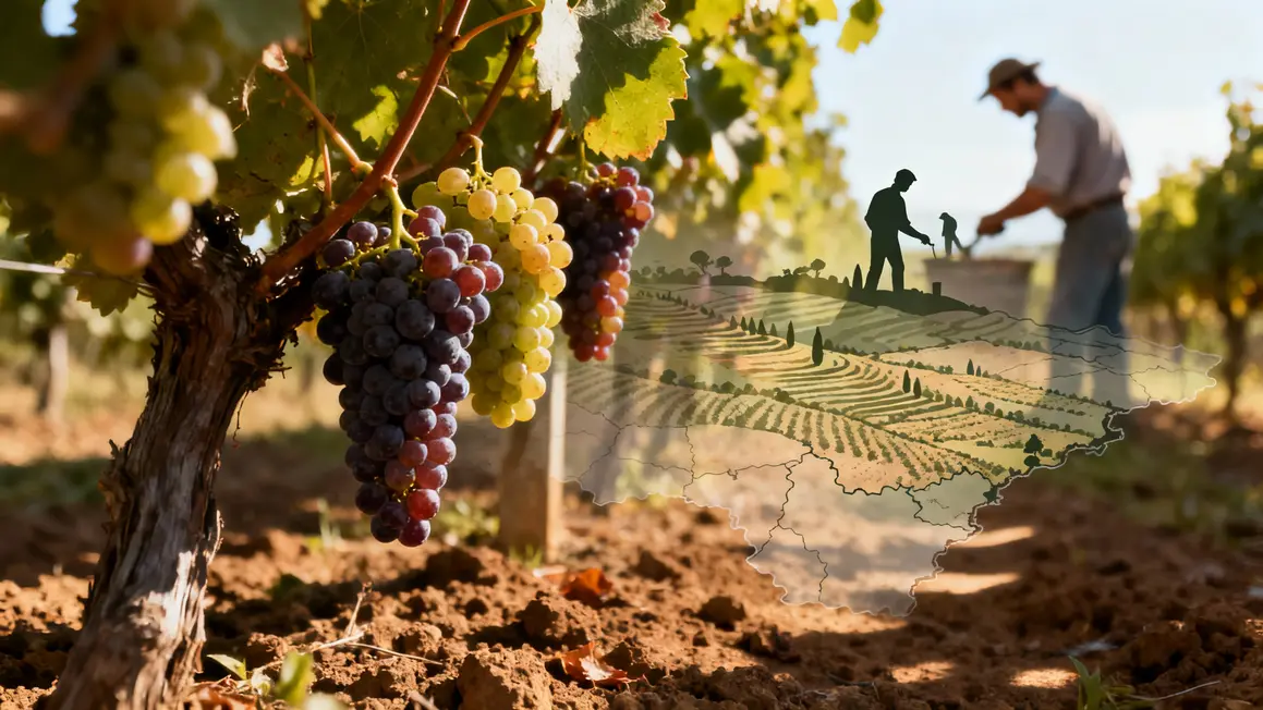 grappes raisins vigne terroir vigneron sol