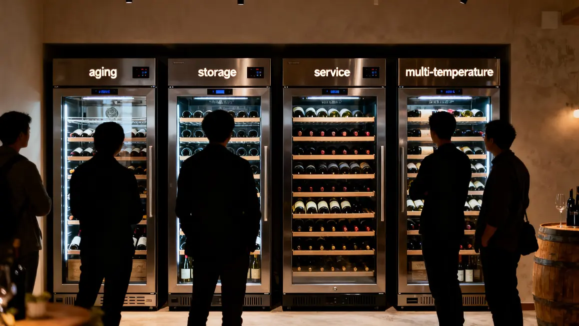 Différents types de cave à vin usage