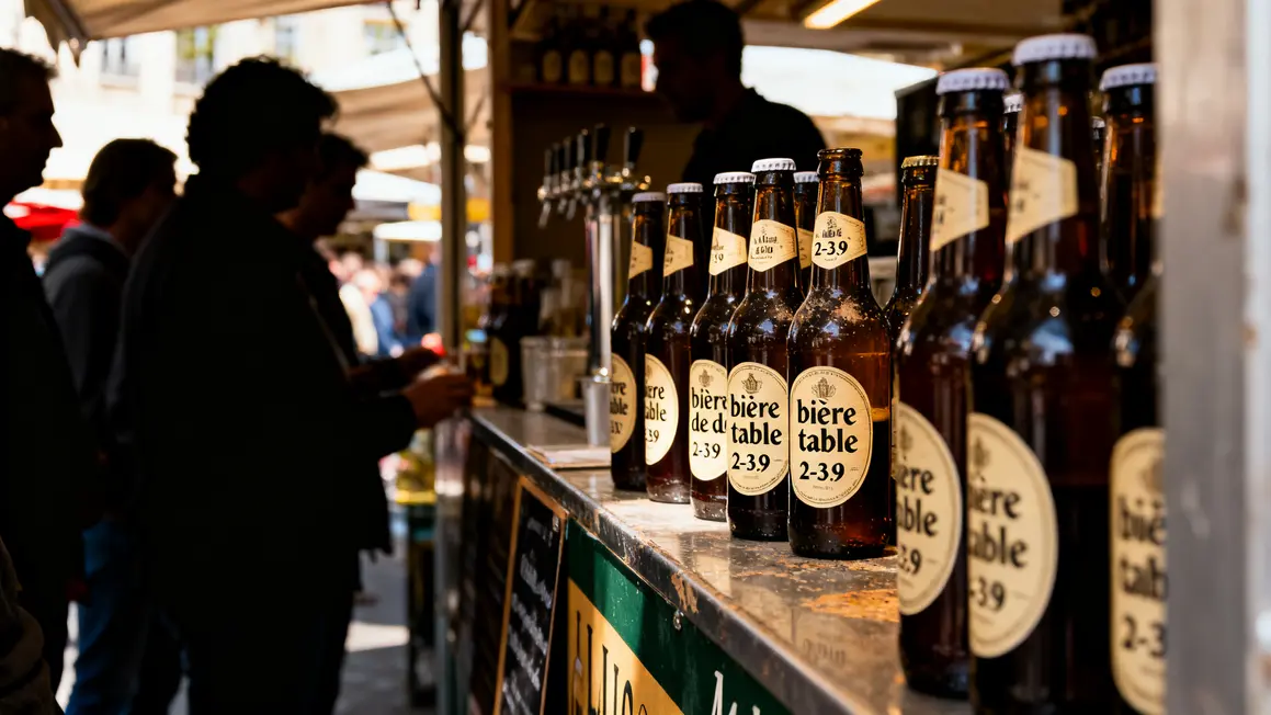 etal biere de table marche france