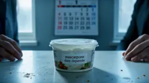 mascarpone date depassee pot ferme sur table