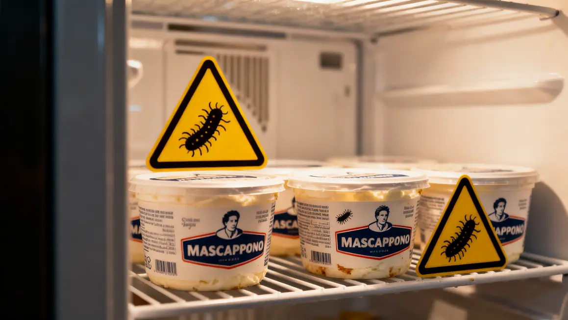 pots mascarpone périmé symboles danger bacteries