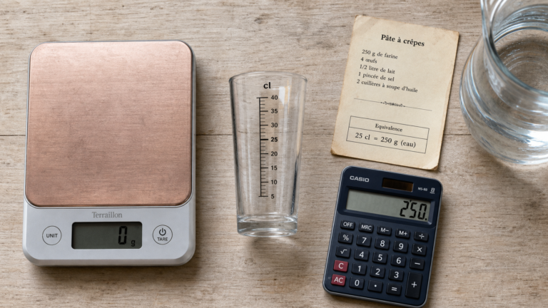 25 centilitres en grammes : convertir cl en grammes