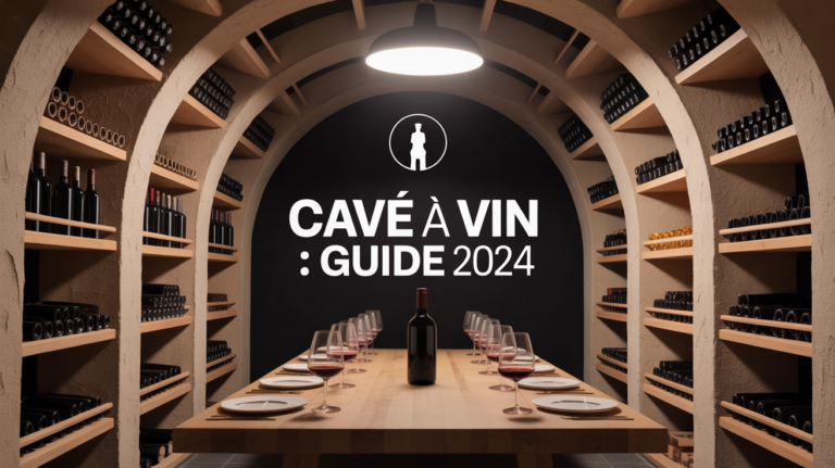 Cave à vin : comparatif grande cave stylisée bois et bouteilles