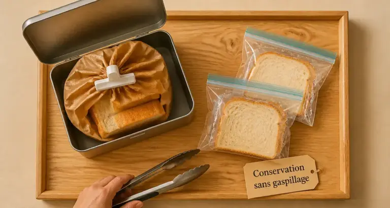 Conservation pain de mie : boîte et clip hermétiques pour ralentir le rassissement