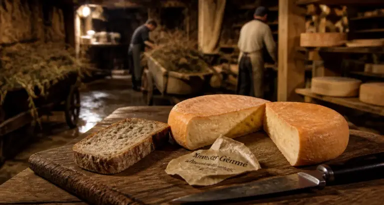 Fromages des vosges : Munster-Géromé affiné en cave