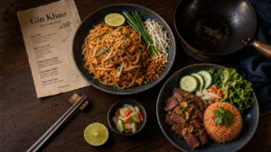 Gin Khao Beaurepaire Angers : Pad Thaï et Loc Lac, street food thaï