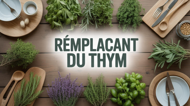 Par quoi remplacer le thym table et herbes fraîches