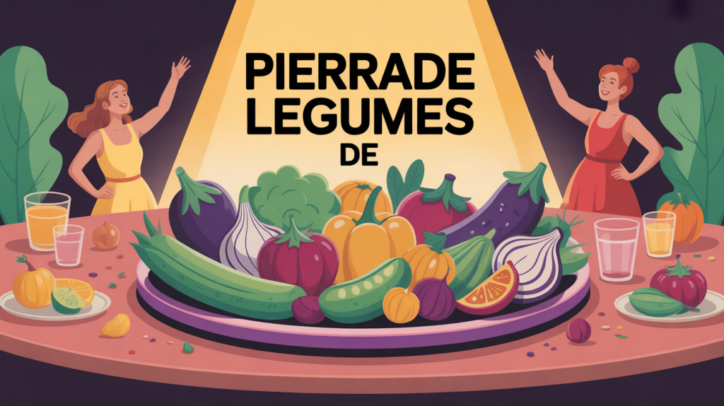 plateau convivial de legumes pour pierrade