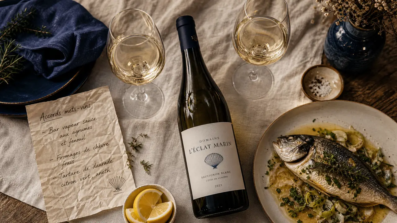Accords vin mets : dorade vapeur et vin
