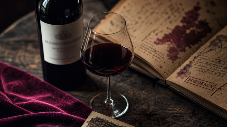 Bordeaux rouge : vin du Bordelais en bouteille et verre