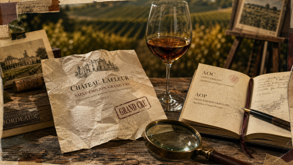 Grand cru : lire terroir, château, classement 1855
