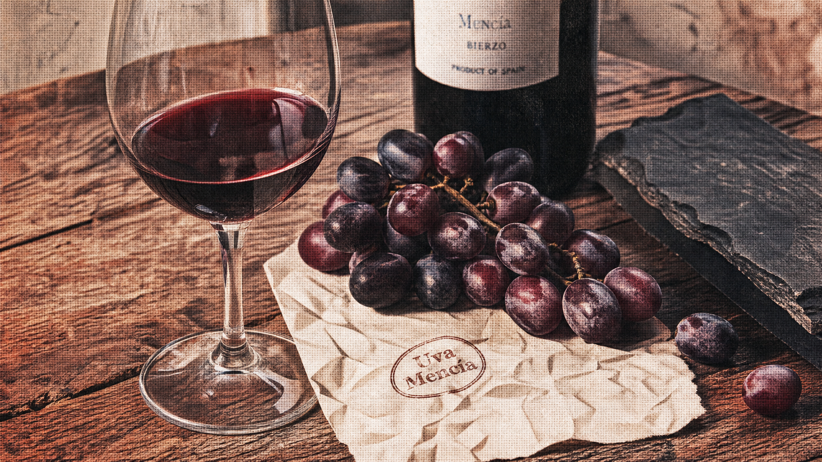Uva mencia : vin rouge aux fruits rouges et ardoise