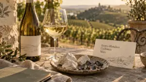 Sancerre vin : silex, caillottes et terres blanches sur table de dégustation