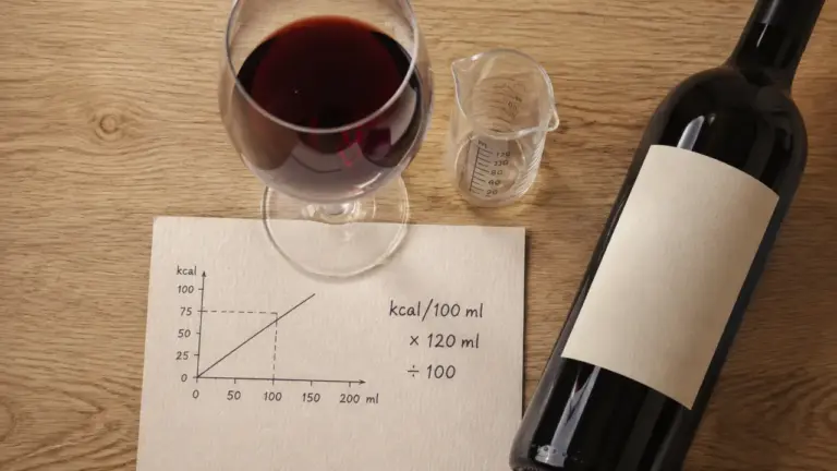 Verre de vin calories : 12 cl et 15 cl, type de vin
