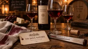 Vin rouge sucré Maury, Banyuls ou Porto avec dessert chocolat