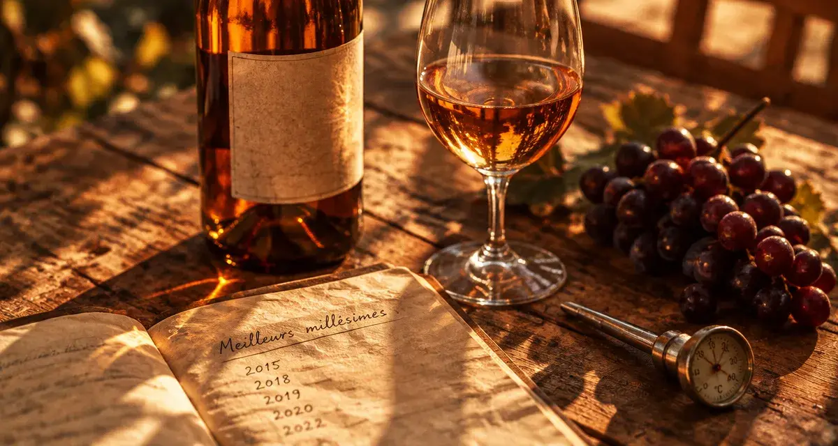 Année des meilleurs vins : Bordeaux, Bourgogne, Rhône, Loire