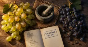 Raisin et vin : peau des raisins couleur et levure pour l’alcool