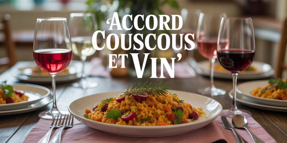 table couscous et vins ambiance chaleureuse