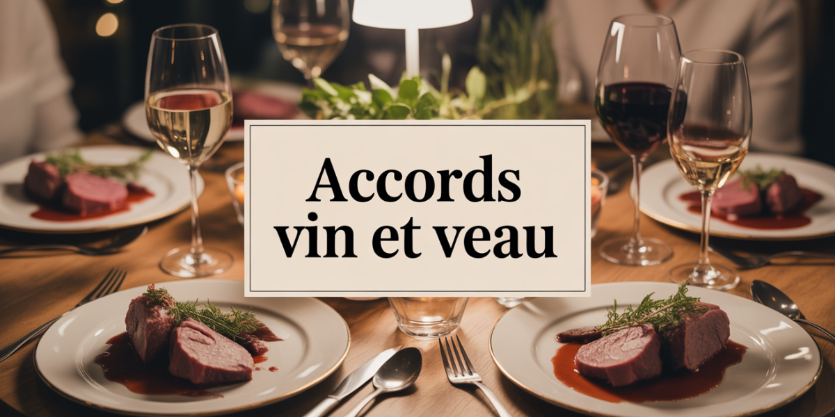 table conviviale accords vin et veau diner