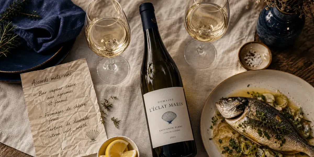 Accords vin mets : dorade vapeur et vin