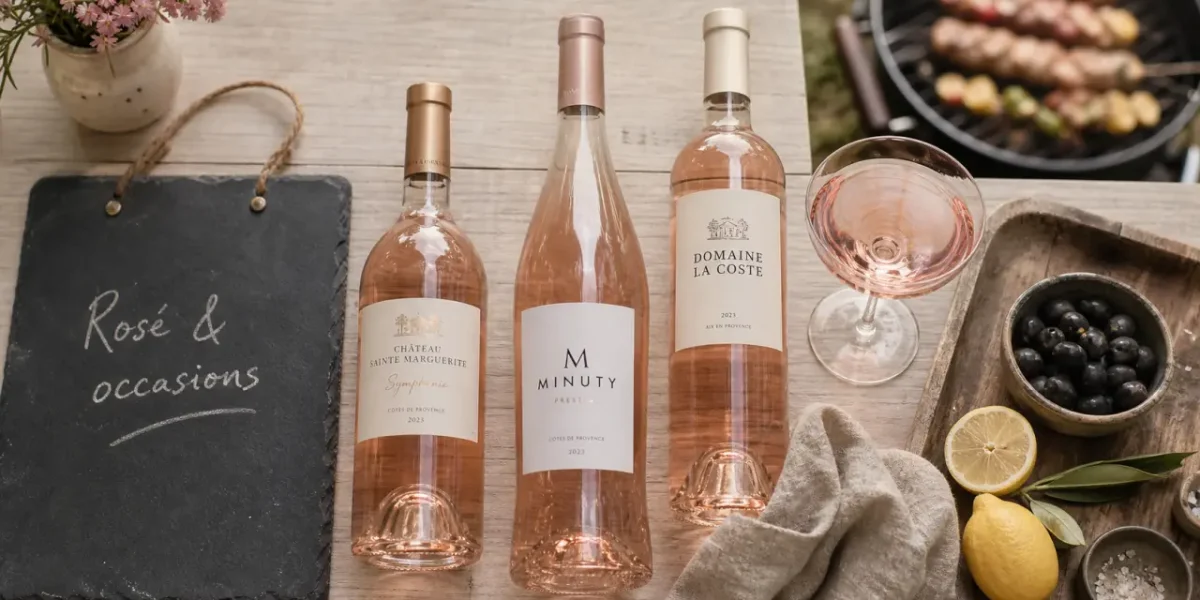 Achat de vin rosé : bouteilles rosé et occasions