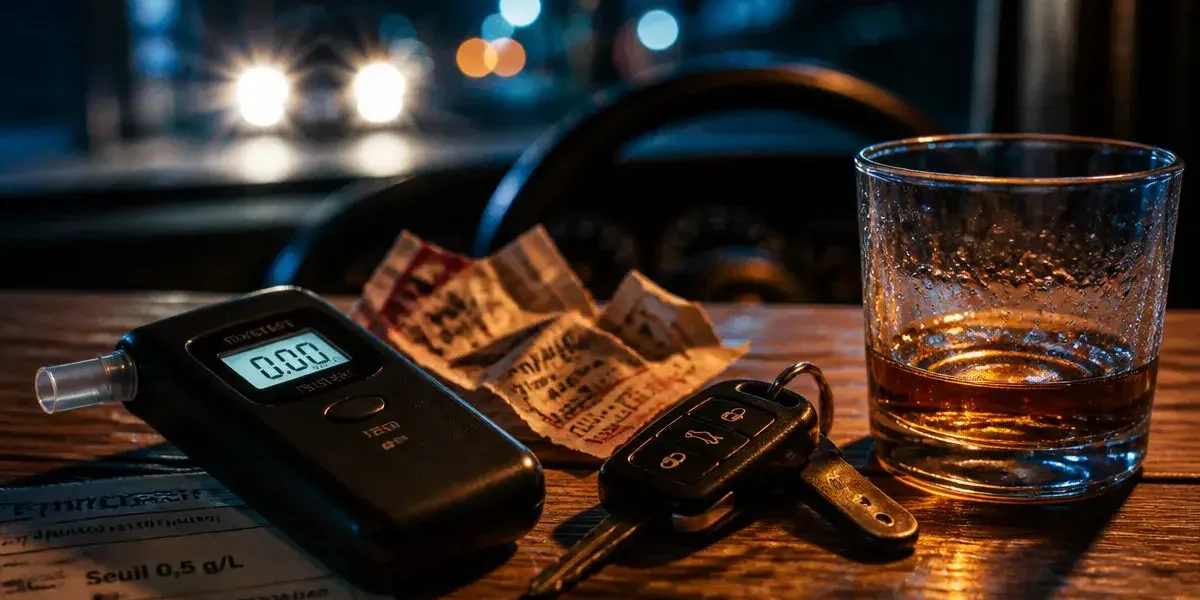Alcool au volant combien de verre : éthylotest et calcul des seuils
