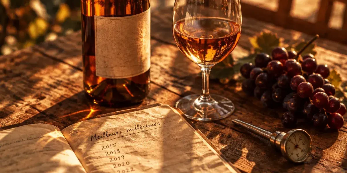 Année des meilleurs vins : Bordeaux, Bourgogne, Rhône, Loire