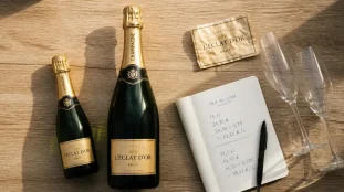 Bouteille de champagne 75 cl : bon format et dosage, calcul prix au litre