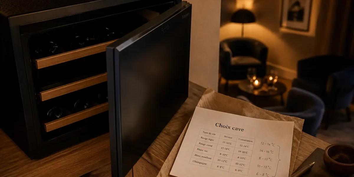 Cave à vin moderne : cave a vin comment choisir, critères techniques et température