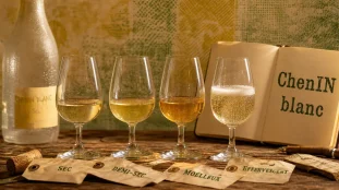 Chenin blanc vin : sec, demi-sec, moelleux, effervescent en verres