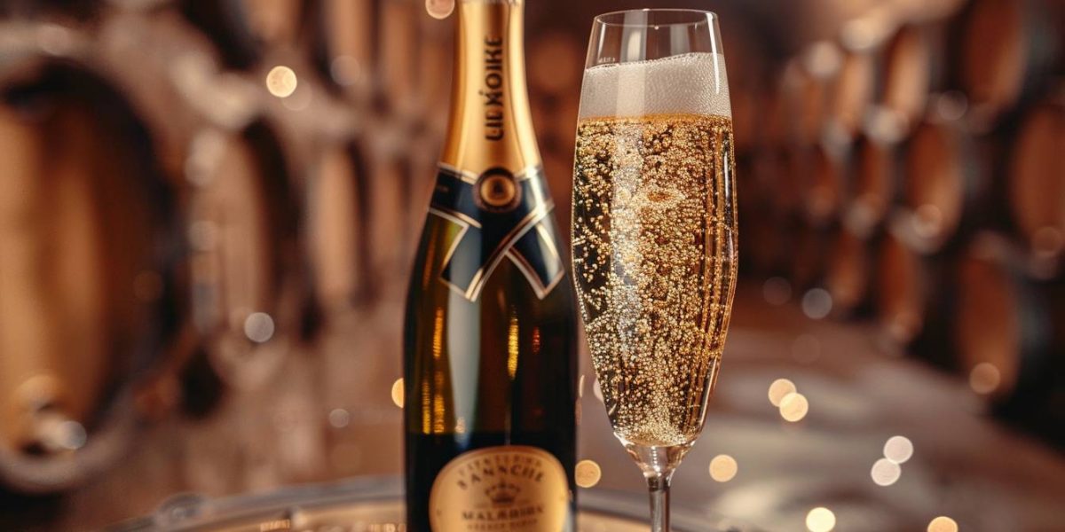 champagne : flûtes de champagne élégantes prêtes pour une dégustation