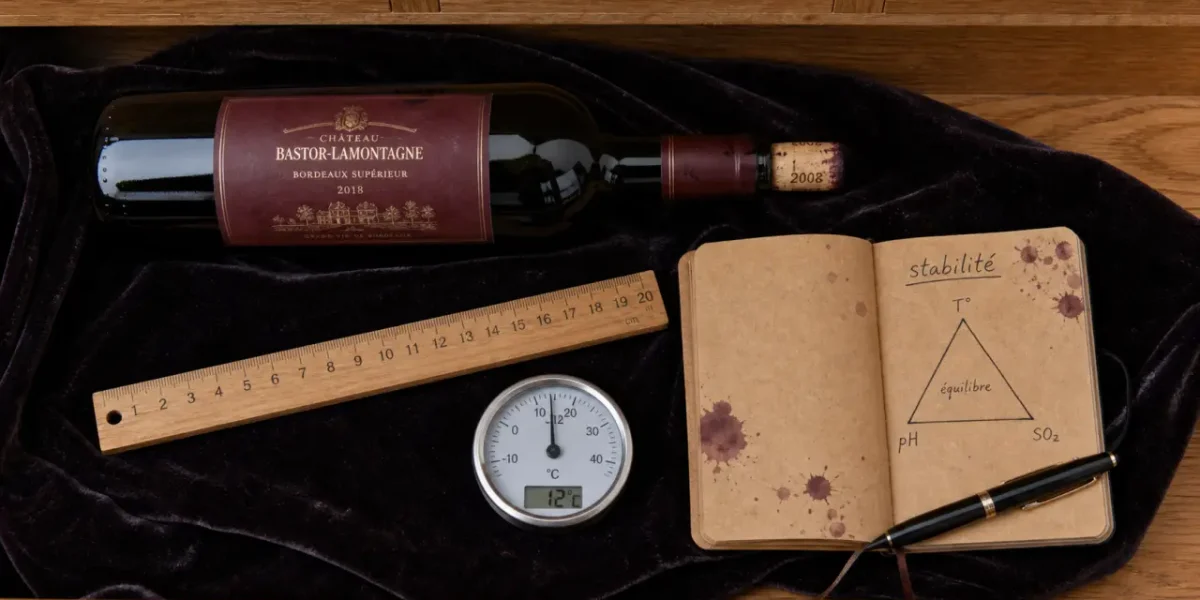 Conserver le vin rouge à 12°C : bouteille couchée, stabilité