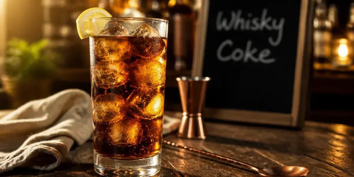 Dose whisky coca : highball whisky et cola avec citron