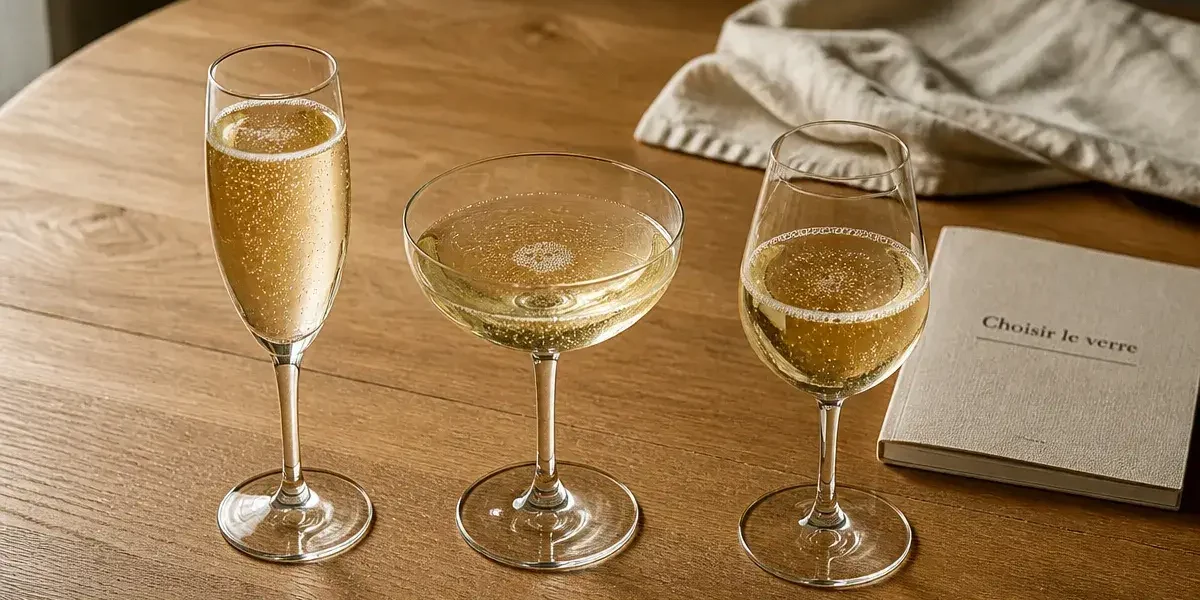Flute champagne : verres coupe et tulipe pour servir le champagne