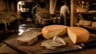 Fromages des vosges : Munster-Géromé affiné en cave