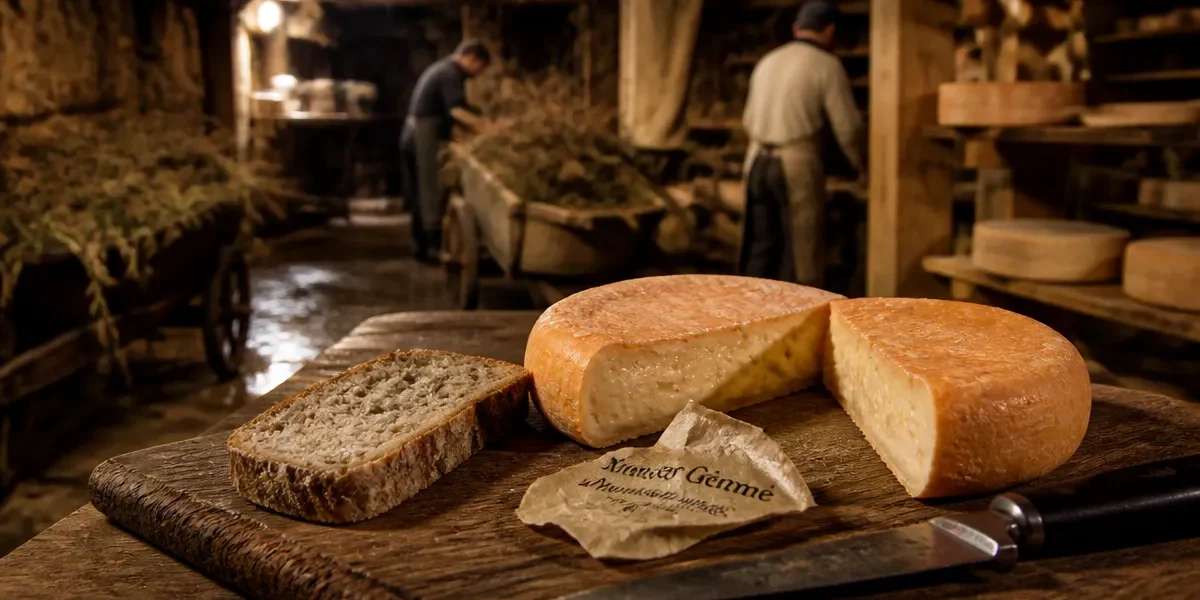 Fromages des vosges : Munster-Géromé affiné en cave