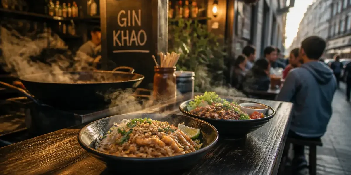 Gin Khao Beaurepaire Angers : Pad Thaï et Loc Lac street food
