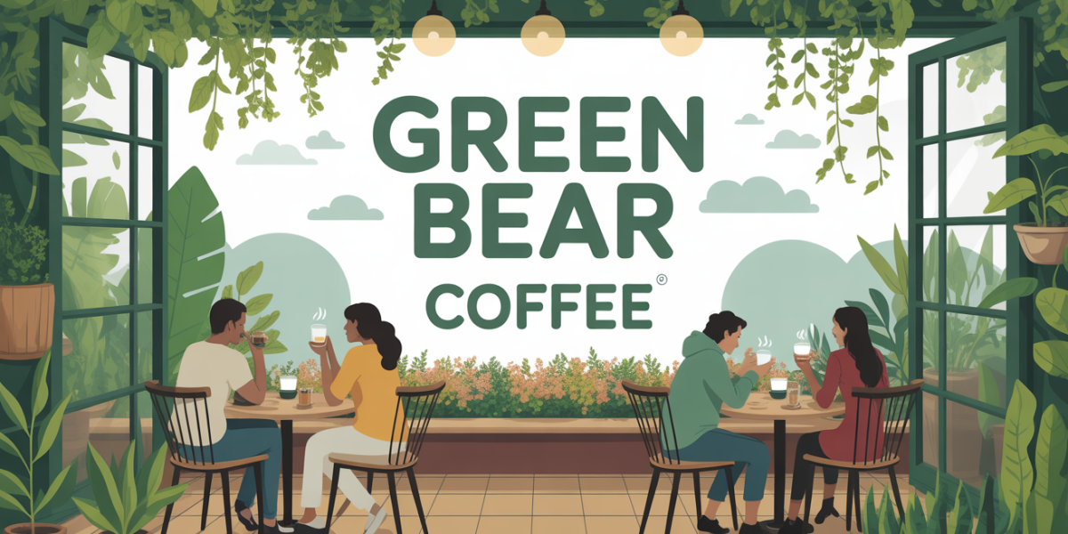 Green Bear Coffee café écologique convivial terrasse fleurs