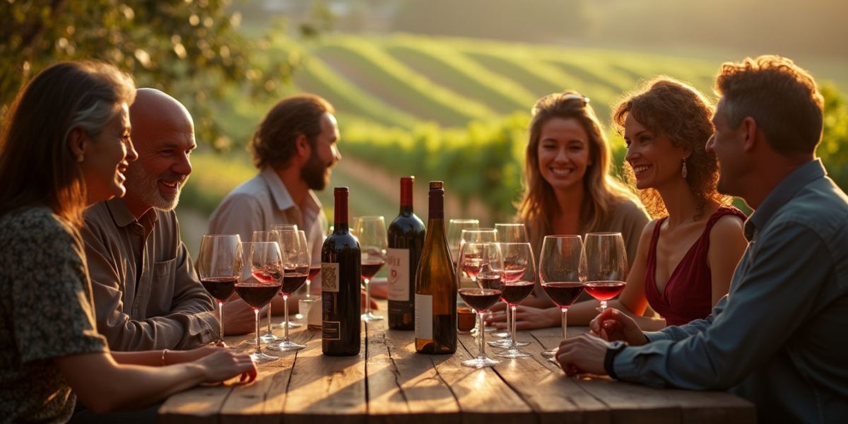 vocabulaire du vin : représentation graphique de termes liés au vin et à sa dégustation