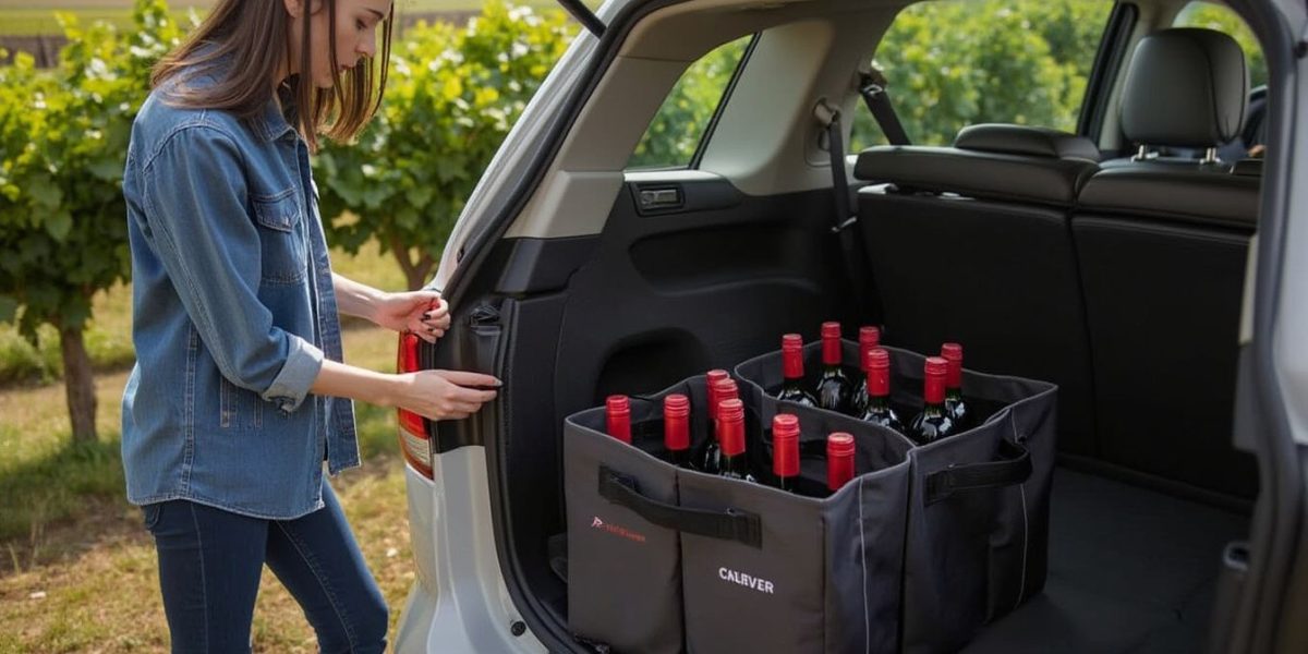 transport vin : bouteilles de vin bien emballées pour le transport