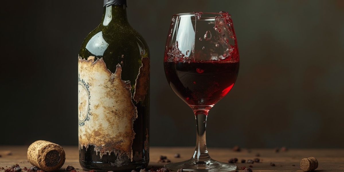 dégustation de vin : verre de vin rouge dégusté avec attention