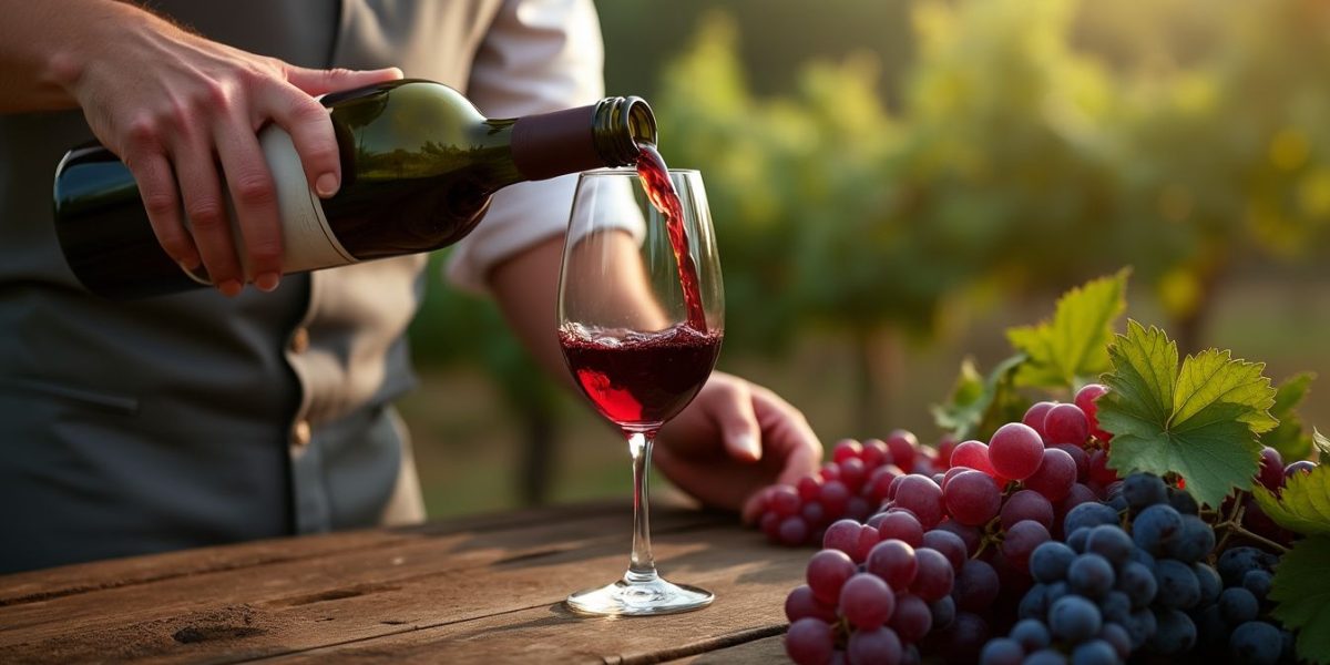 vin sans alcool : bouteille de vin sans alcool avec des ingrédients de cuisine