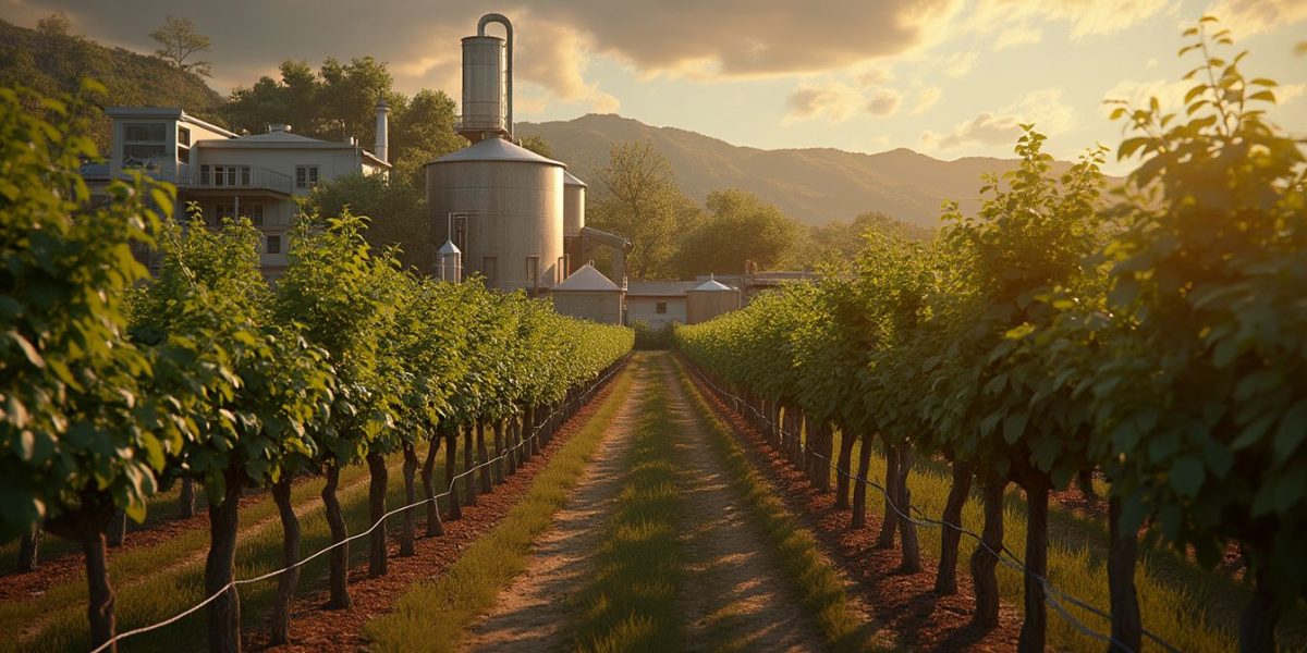 écologie boisson : comparaison entre une bouteille de vin et une chope de bière illustrant l'impact environnemental