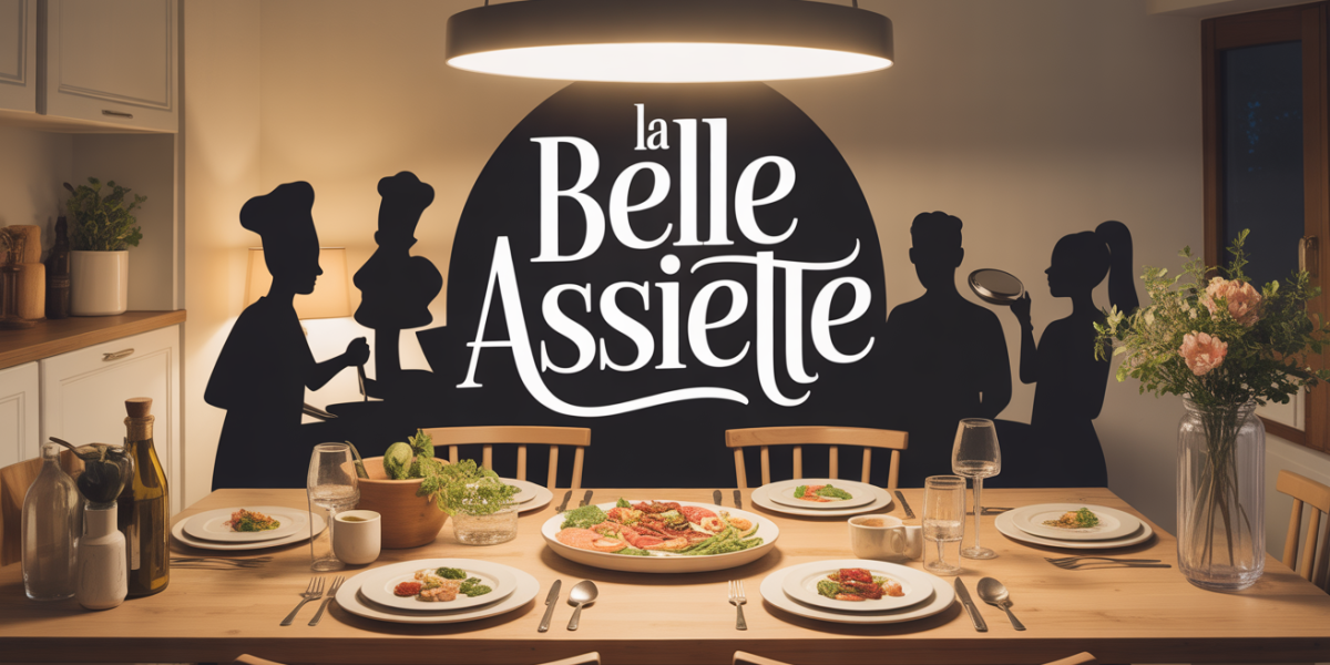 Table familiale partage gastronomie La Belle Assiette blog