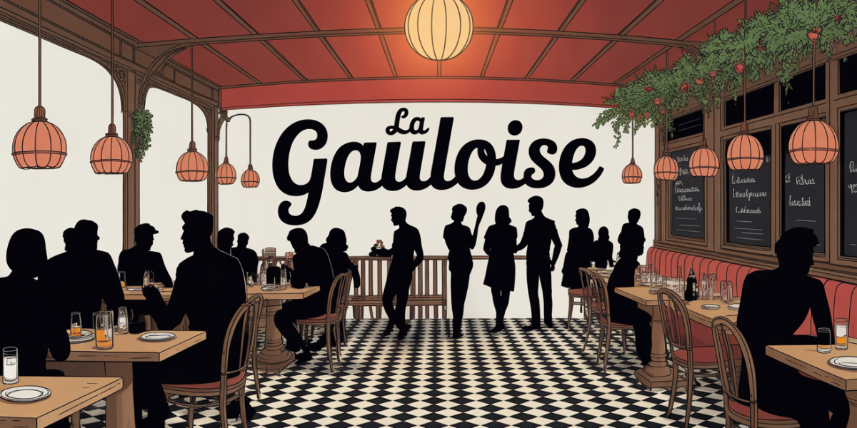 Brasserie La Gauloise ancienne terrasse Paris conviviale