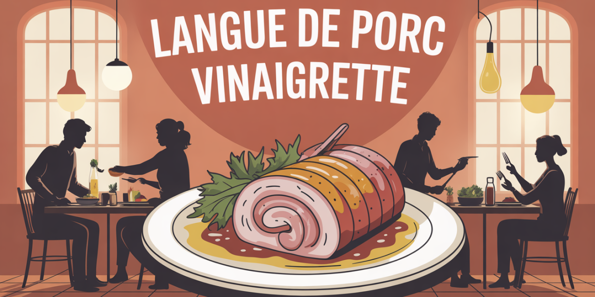 assiette langue de porc vinaigrette cuisine conviviale
